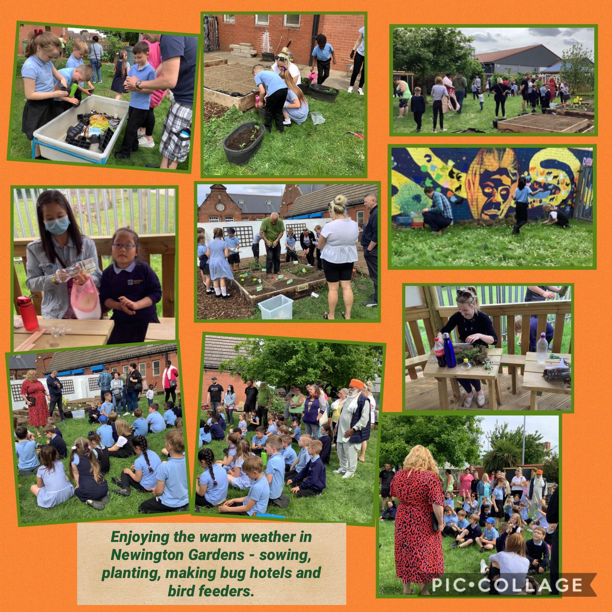 Great to see family and friends in Newington Gardens with the year 3 children planting and enjoying the space. <a href="/wearenewington/">Newington Academy</a> <a href="/NA_meerkats/">Newington Meerkats</a> <a href="/CNicholson_Edu/">Craig Nicholson</a> #OneAET