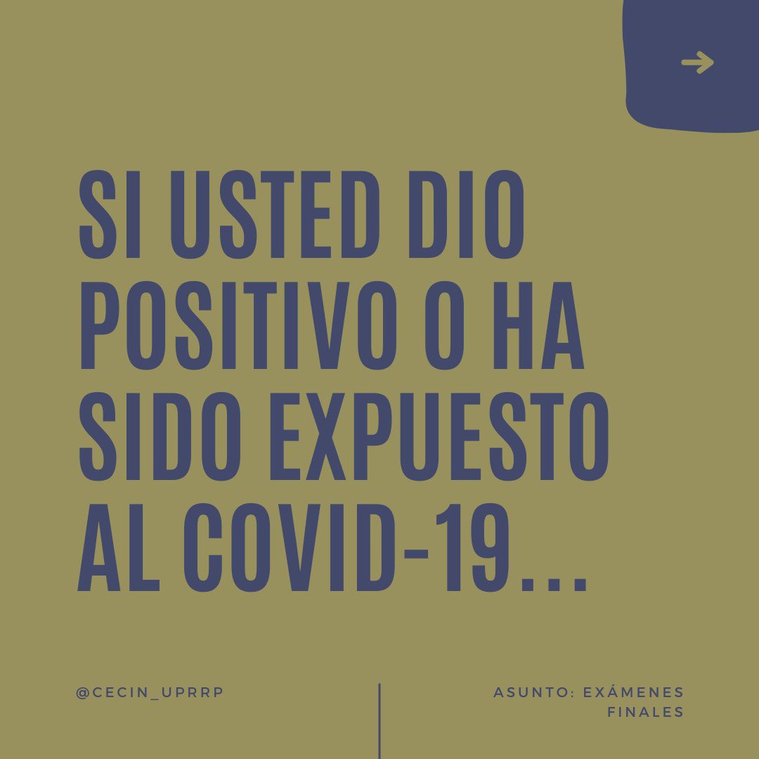CECN_UPRRP's tweet photo. ¡Saludes a todes! Ante los repuntes de COVID-19, el CECN se ha dado la tarea de crear este post informativo sobre qué hacer en caso de que usted ha dado positivo a la prueba de Antígeno o PCR; igualmente, si ha estado en contacto con algún positive. (1/2) https://t.co/44xY1mjvhA