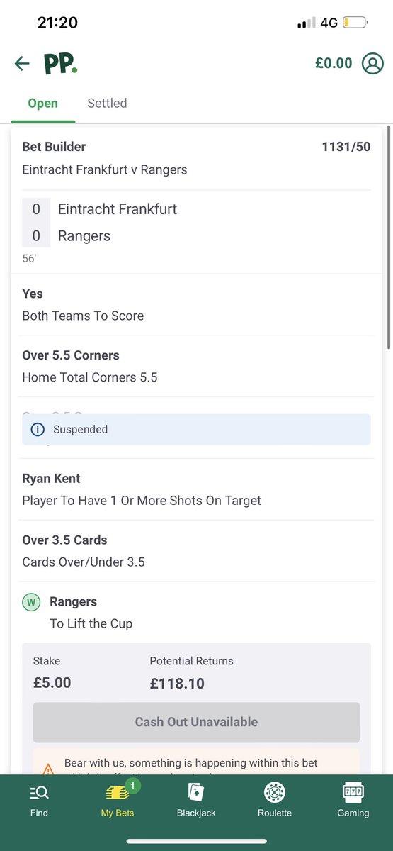racing_infinity's tweet photo. @paddypower paying out on @RangersFC lifting the cup already 😂? #EuropaLeagueFinal https://t.co/0gUkU3vAPz