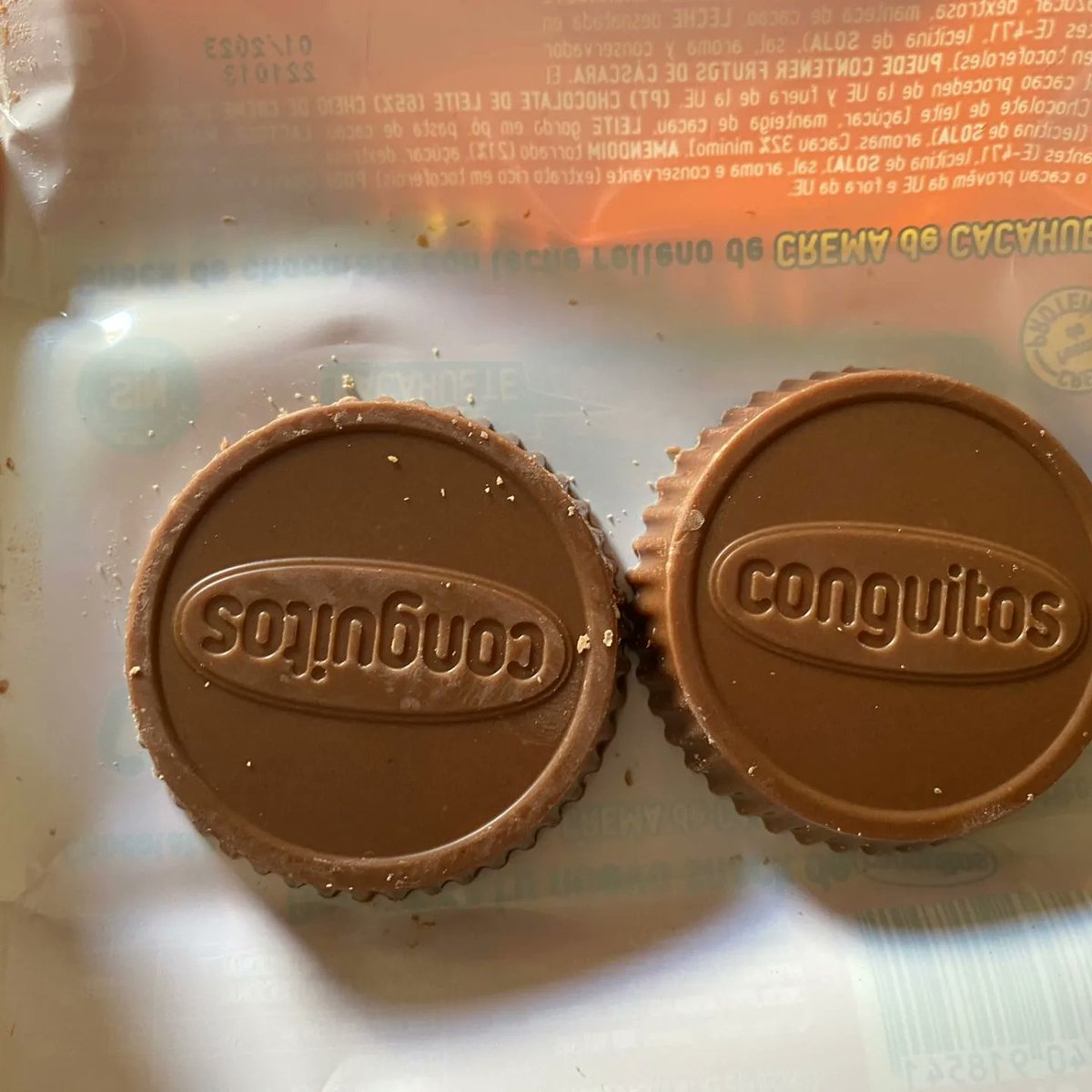 Orgulloceliaco's tweet photo. Cups de @Conguitos con crema de cacahuate 🥜

Es un snack de #chocolate #singluten que podéis encontrar en kioskos y en supermercados como @CarrefourES 

Con sabor intenso a cacahuate, es ideal para auténticos chocolateros! 🍫

Lo habéis probado ya?

#glutenfree #orgulloceliaco https://t.co/0EijYhxYPq