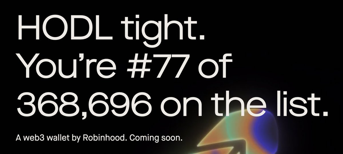 TheBenMeadows's tweet photo. Not sure I'll really use this, but cool anyway. #Robinhood #Web3 #cryptocurrency #NFTs https://t.co/Aa4LqnO52V
