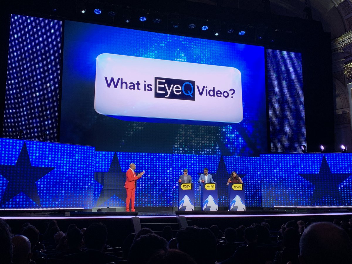 paramount_ads's tweet image. What is EyeQ Video? @nateburleson, @tonydokoupil &amp;amp; @nicolebyer know it’s Paramount’s unified streaming ad platform — one simple solution connecting brands to the full scale and power of Paramount streaming with 80M+ monthly full-episode viewers. #ParamountAdvertising
