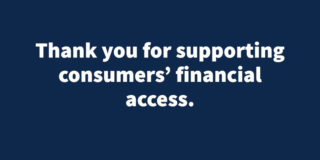 .<a href="/RepBillFoster/">Congressman Bill Foster</a>, thank you for supporting H.R. 7003. Your support will help #CreditUnions serve the estimated 27 million un-or underbanked in America.