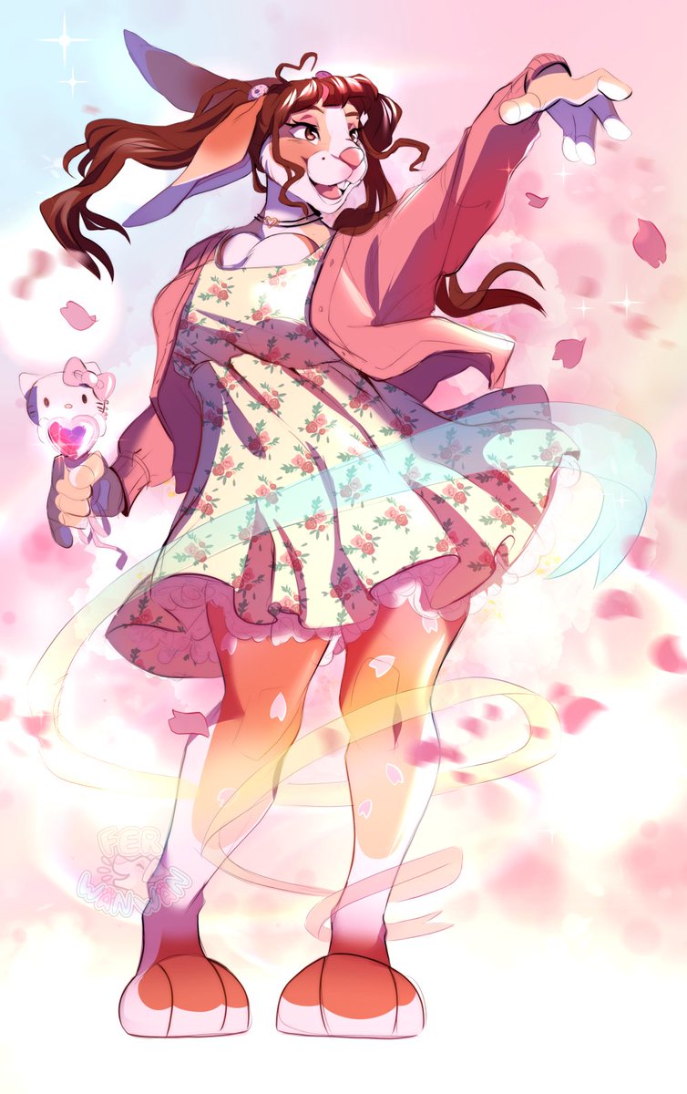FerWanwan's tweet photo. Husband suggested magical girl themed ych but I keept the idea for myself as early birthday gift 👉👈🥺

✧✩Do not copy, trace, edit, claim the art as your own ✩✧ https://t.co/JPfnz60ay0