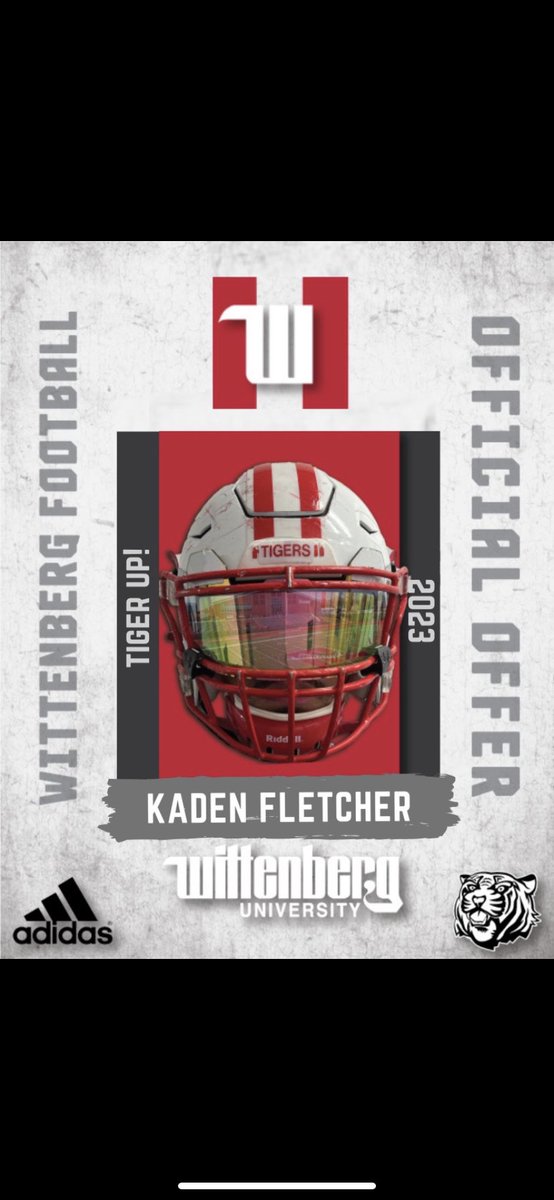After a great visit today with <a href="/JimCollins_FB/">Jim Collins</a> I’m proud to say I’ve received an offer from <a href="/WittFootball/">Wittenberg Football</a>! <a href="/CoachTomBolden/">Tom Bolden</a> <a href="/LakotaWestFB/">Lakota West Football</a>