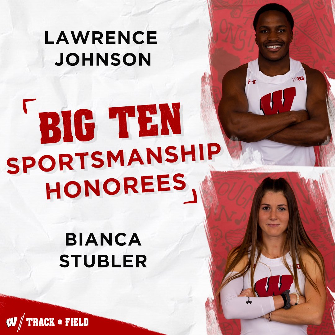 BadgerTrackXC's tweet photo. Fair ... Generous ... Supportive ... Positive ... Respectful

Congratulations to @2LOJohnson and @BiancaStubler on their #B1G Sportsmanship Awards https://t.co/nZtEv9BNRC