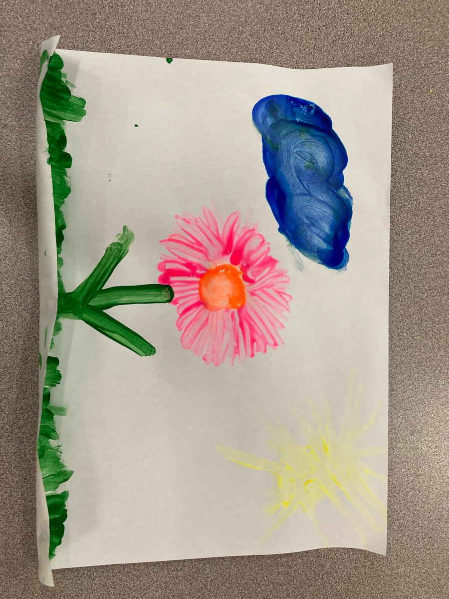 WellsPasar's tweet photo. We had so much fun finger painting this week! https://t.co/6cZhEcEcAq