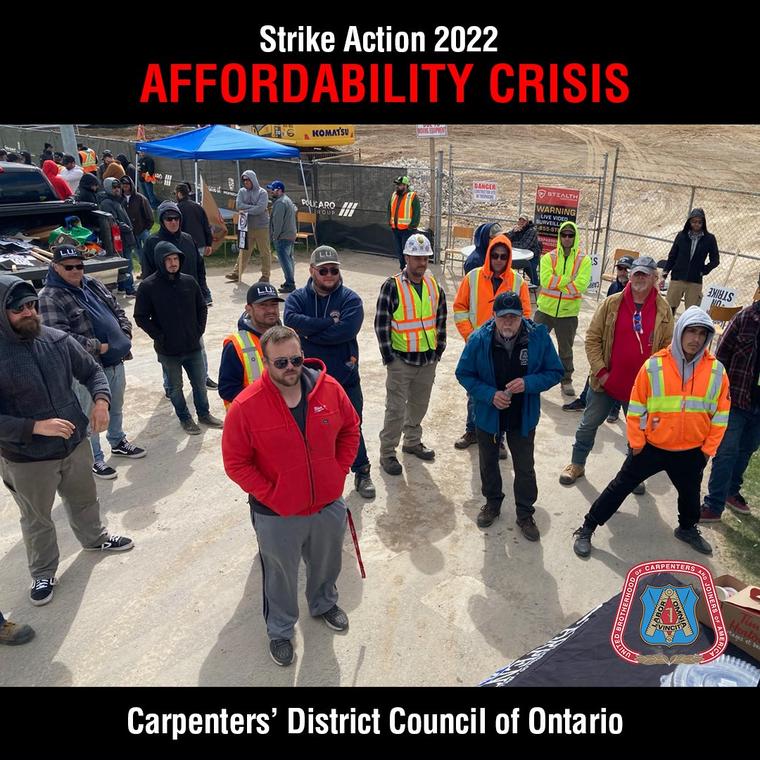 Mike Farwell of CityNews 570 in Kitchener/ Waterloo talked today with Mike Yorke, President of CDCO. 

Workers are facing an affordability crisis and compensation must keep up with spiraling costs.  Listen: bit.ly/3llvalo

#CarpentersDistrict #Carpenters #Union #strike