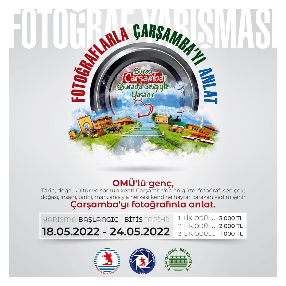 gencifade's tweet photo. Fotoğraflarla Çarşamba’yı Anlat Yarışmasının Başvuruları Başladı

@omurektorluk @carsambabld @omufoto_ 

https://t.co/BYT9wZ2Q9H https://t.co/SNfZSXK5G5