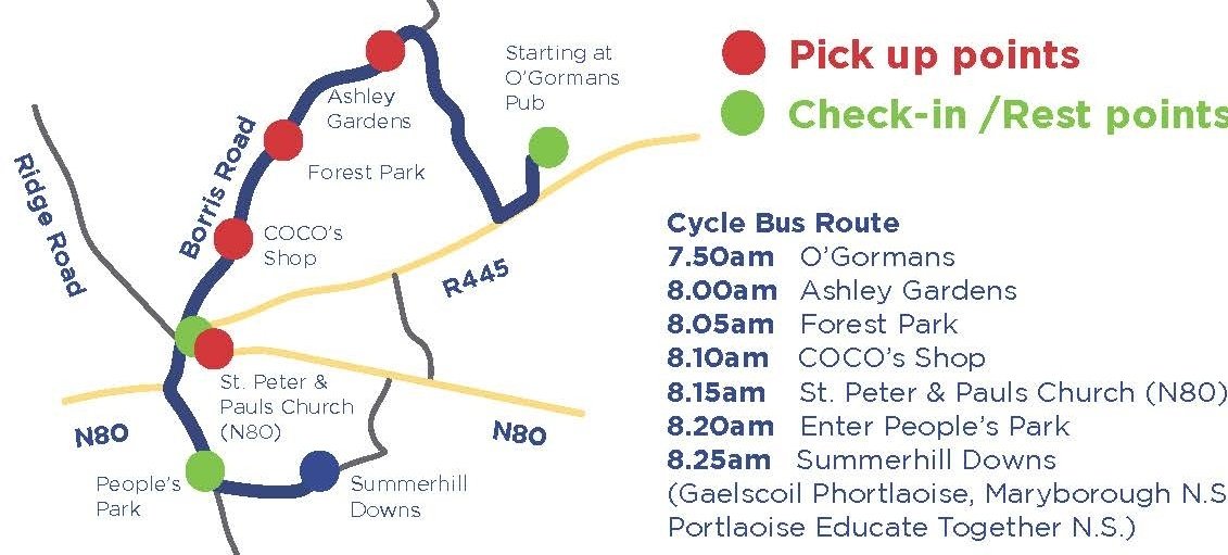 Here's the route, hope to see you next Wednesday!