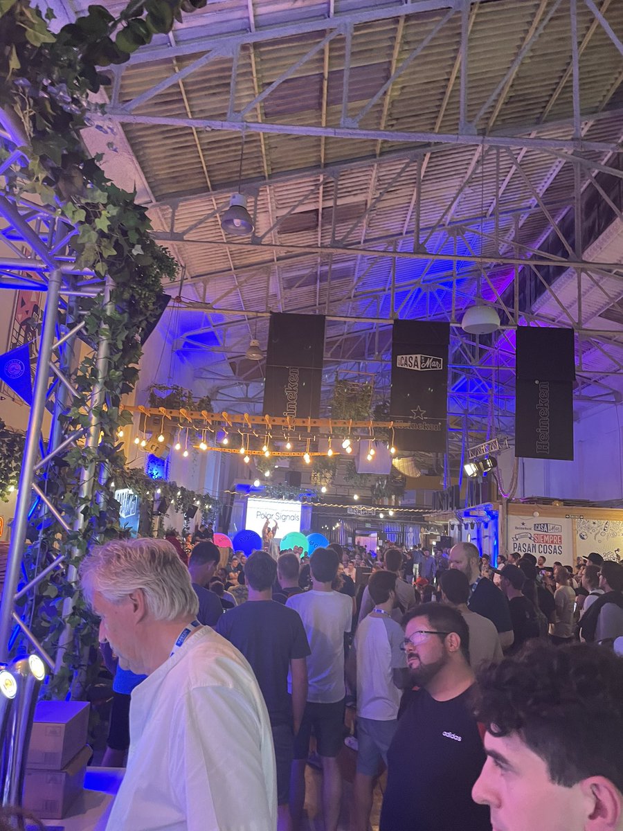 LiliCosic's tweet photo. At the @PolarSignalsIO @gitlab party! #pskubecon #psparty #KubeConEU https://t.co/zt72Vse7aT