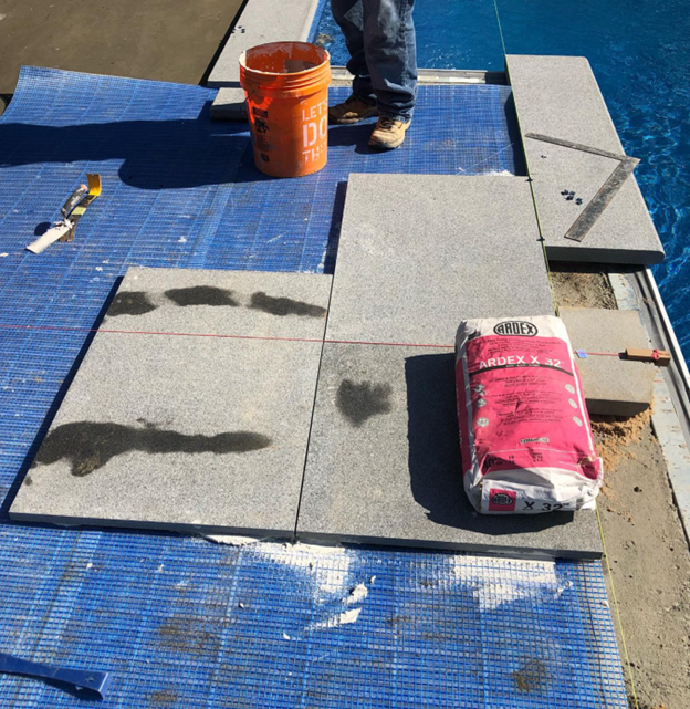 ARDEXAmericas's tweet photo. Summer is coming and so are outdoor installations to create the perfect stay-cation oasis! ๐ This ARDEX #SystemSolution includes ARDEX ProDrain Drainage Mats, ARDEX TerraMaxx Drainage System, and ARDEX X 32 to set a granite paver pool deck. Visit https://t.co/nhPahRYbYw today! https://t.co/YLzvwXrhFw