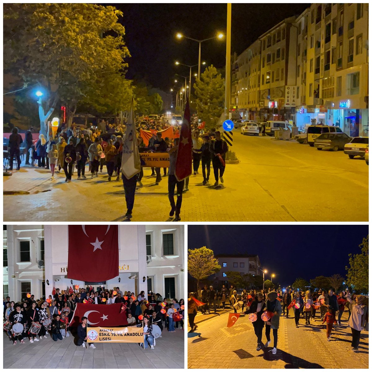 📸 FENER ALAYI YÜRÜYÜŞÜ 🇹🇷

19 Mayıs Atatürk'ü Anma, Gençlik ve Spor Bayramı kapsamında İlçemiz 75. Yıl Anadolu Lisesi önünden Hükümet Konağına kadar "Fener Alayı Yürüyüşü" yapıldı.Yürüyüşe Kaymakamımız Sn. Yunus COŞKUN, kurum amirleri, öğrenciler ve vatandaşlar katıldı.