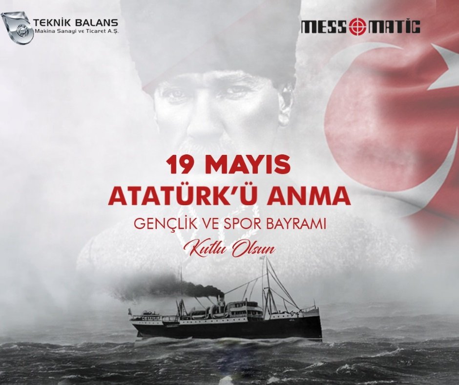 mess_matic's tweet photo. 19 Mayıs, Türk Milleti'nin bağımsızlık ve özgürlük umutlarının inanca dönüştüğü, kurtuluş ateşinin yakıldığı ve aydınlık bir geleceğe olan inancın kuvvetlendiği günün adıdır. 19 Mayıs Atatürk'ü Anma Gençlik ve Spor Bayramınız kutlu olsun. https://t.co/gHRtaFUz25