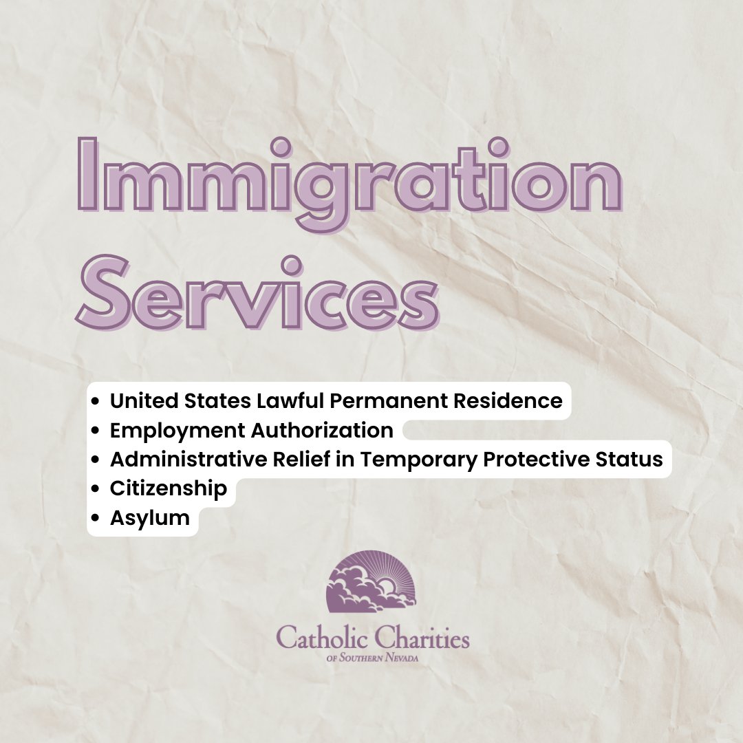 CathCharitiesNV's tweet photo. Sometimes understanding and finding help for immigrants can be difficult and we hope to eliminate that struggle by providing services that educate and guide individuals! Start your journey with us by calling 702-383-8387.
#RefugeeHelp #CommunityLove https://t.co/IbT2TXNM7X https://t.co/HGmU2PVHTg