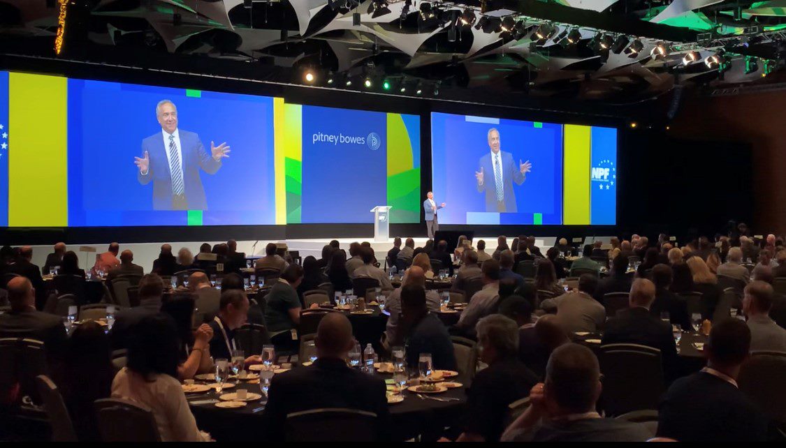 Pitney Bowes is proud to once again host more than 1,000 leading mailers and shippers at National Postal Forum Annual Partnership Recognition Lunch. #NPF #NPF2022