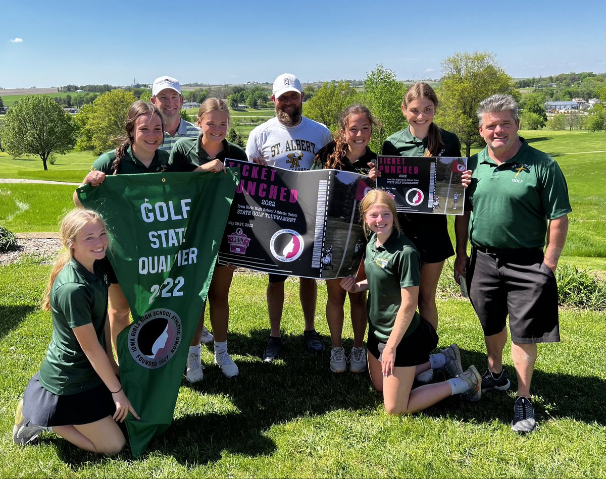 For the first time in school history, the Saintes will be golfing at STATE!!!