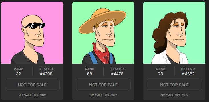 WWafawfa's tweet image. wow! I have 3 of the top 100 #SeaniesNFT! @SeaniesNFTs