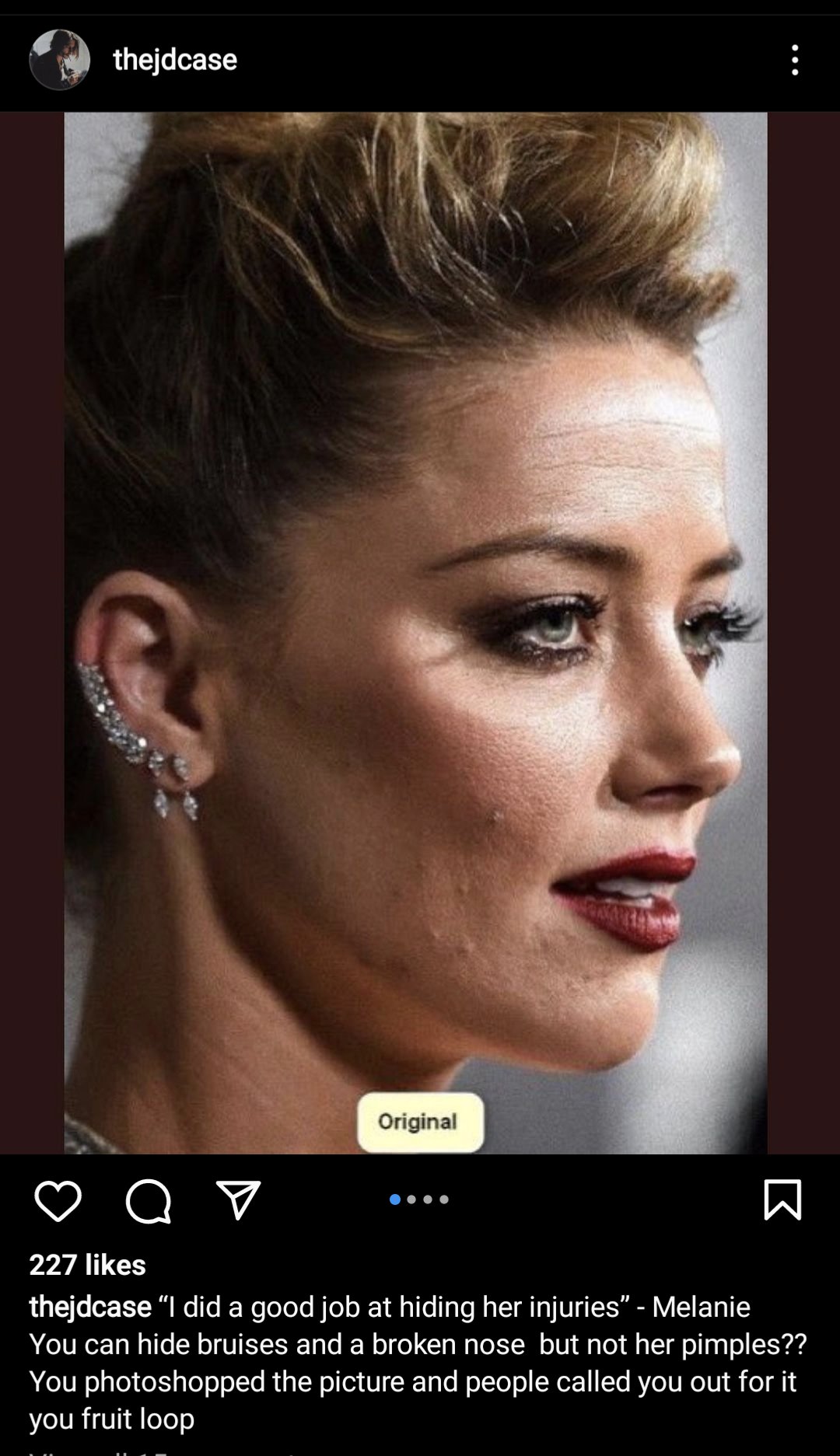 Juana 🅙 on Twitter: "So the makeup artist can cover swelling, two black  eyes, a broken nose but can\
