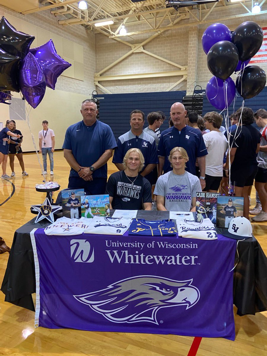 Smithson Valley Baseball (@sv_baseball) on Twitter photo Congratulations to <a href="/WyattHansen2003/">wyatt hansen</a> ,  <a href="/CadeHansen9/">Cade Hansen</a> & family for signing to further their baseball & academic careers <a href="/UWWBaseball/">UWW Baseball</a>! #missionfirst61122 #playforcody Congratulations to <a href="/WyattHansen2003/">wyatt hansen</a> ,  <a href="/CadeHansen9/">Cade Hansen</a> & family for signing to further their baseball & academic careers <a href="/UWWBaseball/">UWW Baseball</a>! #missionfirst61122 #playforcody
