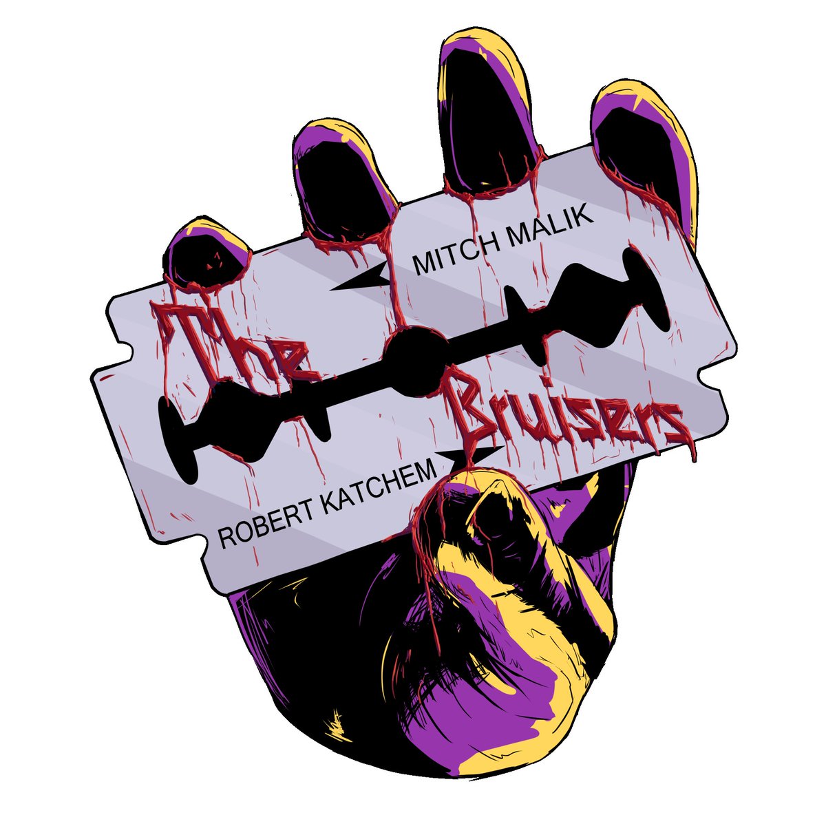 hellhoundmalik1's tweet photo. Check out #theBruisers new, Judas Priest inspired, logo! Shirts coming soon! @KatchemRobert #theHellhound #moreShine https://t.co/37qIaWyFzP