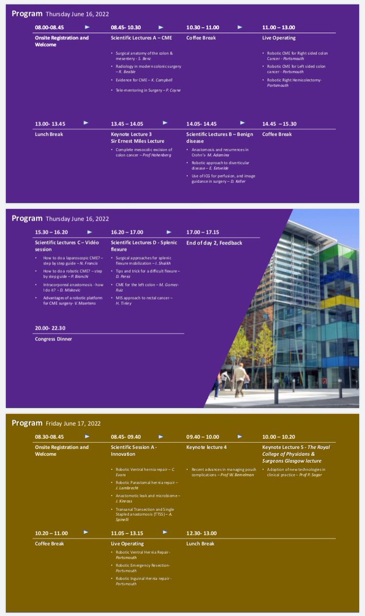 PColorectal's tweet photo. #PCC22 we still have places available for gala dinner and for the hands on courses #colorectal #robotic Registrations: portcc22@gmail.com   Congress office &amp; abstracts submission: portsmouthcolorectal@gmail.com @JimkhanMD @najafsiddiqi @IMykoniatis @andrew_yiu @Dukes_Club @ACPGBI https://t.co/QYar1XGj26