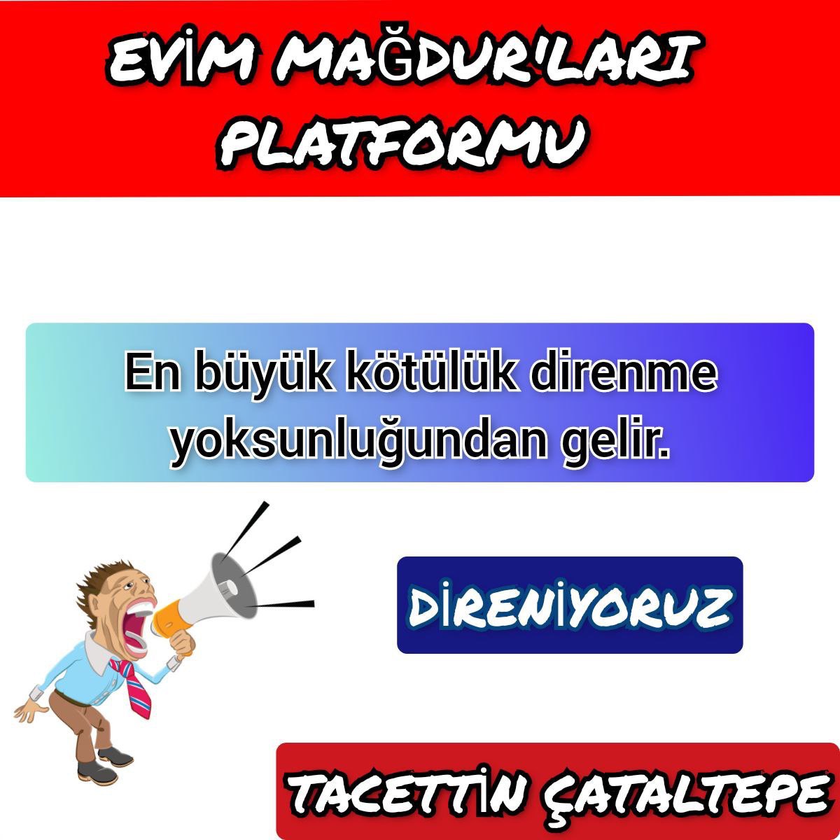 Musa27858908's tweet photo. #23MayıstaTmsfÖnündeyiz
BU REZİLLİĞE SON VERİP HAKKIMIZI ALMAYA GELİYORUZ #EVİMMAĞDURLARIPLATFORMU

@RTErdogan @NureddinNebati
@tmsftr @BDDKResmi
@mustafaelitas @Mv_CavitAri
@senerabdullatif  @GaroPaylan . https://t.co/zxQCdKRaDO