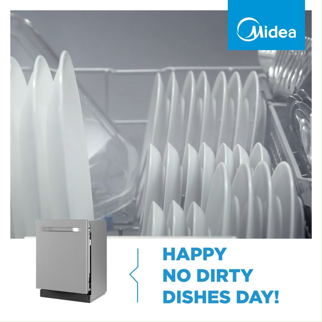 Midea America on Twitter "Midea Dishwashers offer the perfect way to