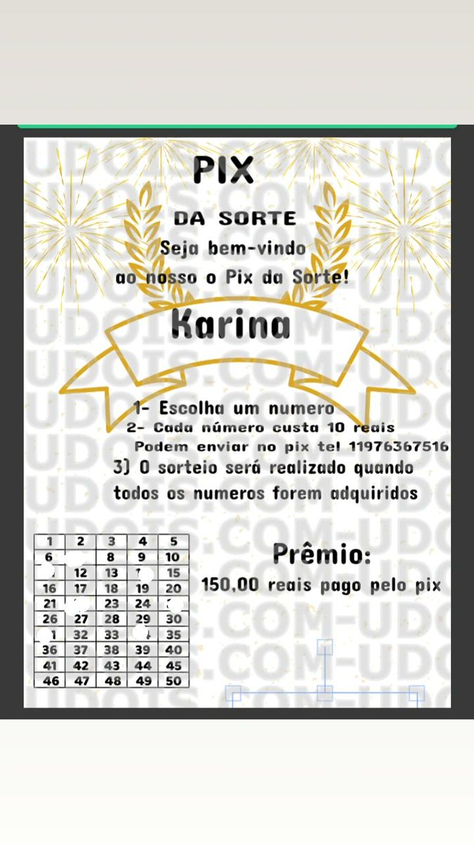 Ainda esta rolando a minha rifa a qual sortearei 150,00 reais.
Estou levantando a rifa por estar passando um perrengue aguardando pericia no inss marcado pra dia 31/05. Desde abril esperando apos ser afastada por conta da doença autoimune com agravamento como constou nos exames😞