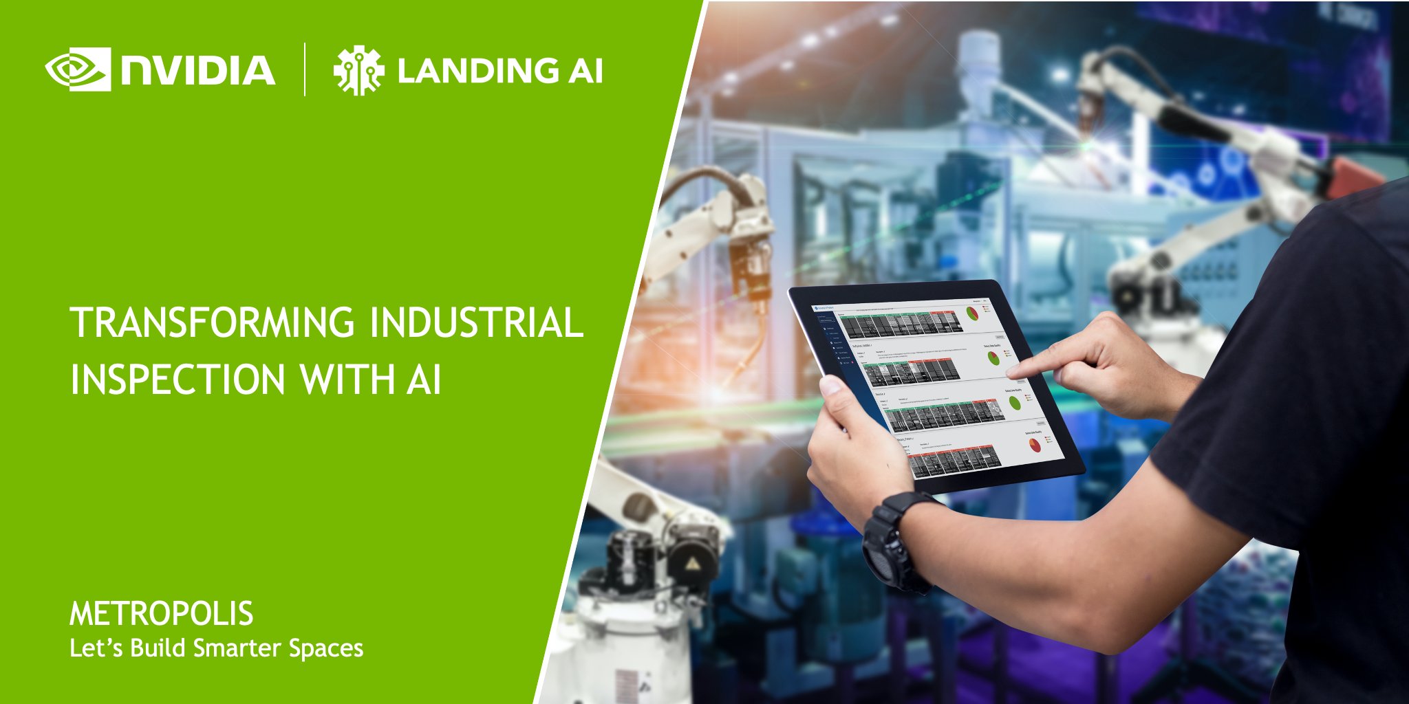 NVIDIA Embedded on Twitter landingAI to NVIDIA Metropolis