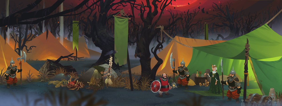 Andyweasel's tweet photo. Moar Yaga in-game special encounter environments.
#gamedev #gameart #environmentart https://t.co/NqcKrU7R7S