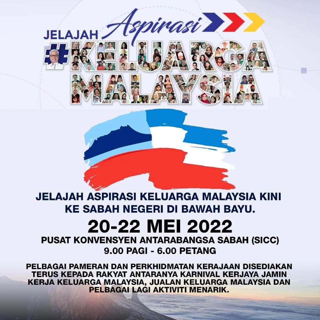 Jangan lupa warga Sabah 

#KeluargaMalaysia