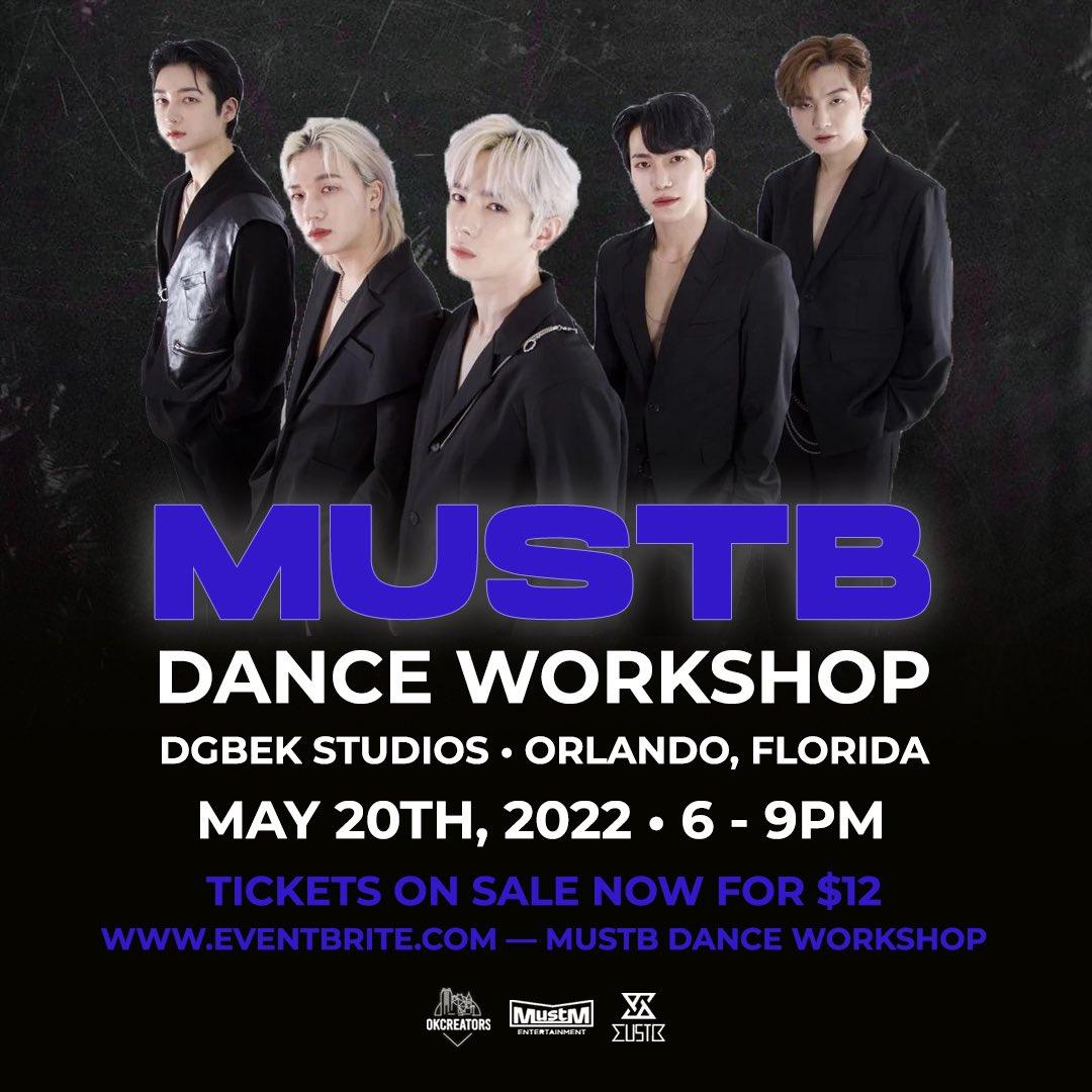 OKCreator's tweet photo. ORLANDO, when @MustB_mustment said they didn't want the fun to end — they meant it! ��

Join us Friday, May 20th for a Q&amp;A session and dance workshop taught by MUSTB themselves!

🎟 Tickets on sale NOW at https://t.co/cZdeIicxgF

See you all soon!

#MUSTB #머스트비 #OKCREATORS https://t.co/HKOXDQP9YT