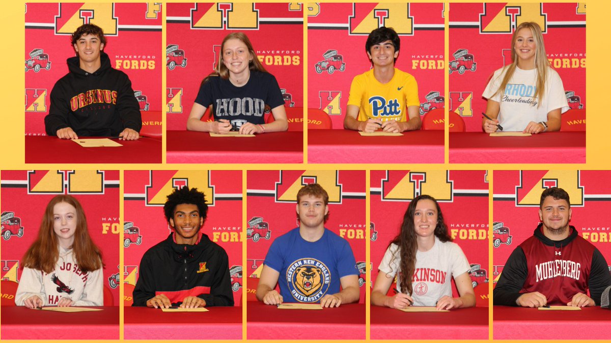 haverfordsd's tweet image. Congratulations to our @Haverford_HS student-athletes, their families, coaches, and teachers who have supported them through the process. We look forward to watching you with #HPride as you compete at the collegiate level. @HPrideAthletics #SigningDay2022