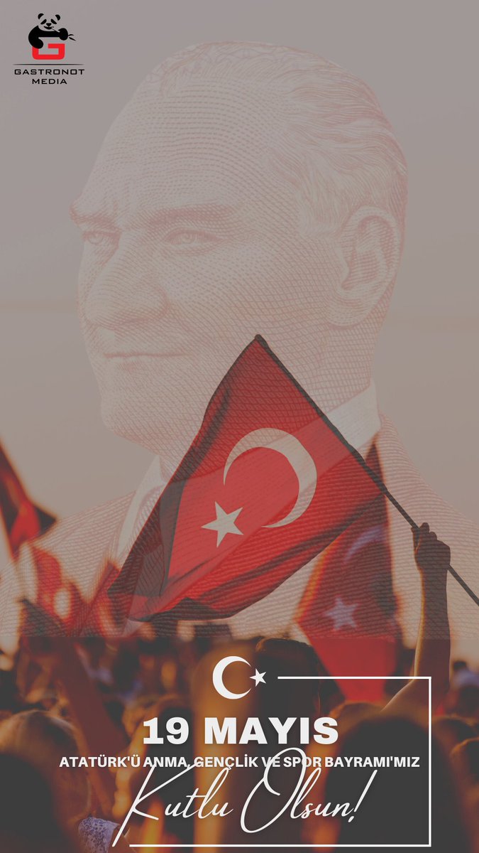 gastronottv's tweet photo. 19 Mayıs Atatürk’ü anma gençlik ve spor bayramı’mız kutlu olsun. #19Mayis1919 #Atatürk https://t.co/ejTdKbFFB0