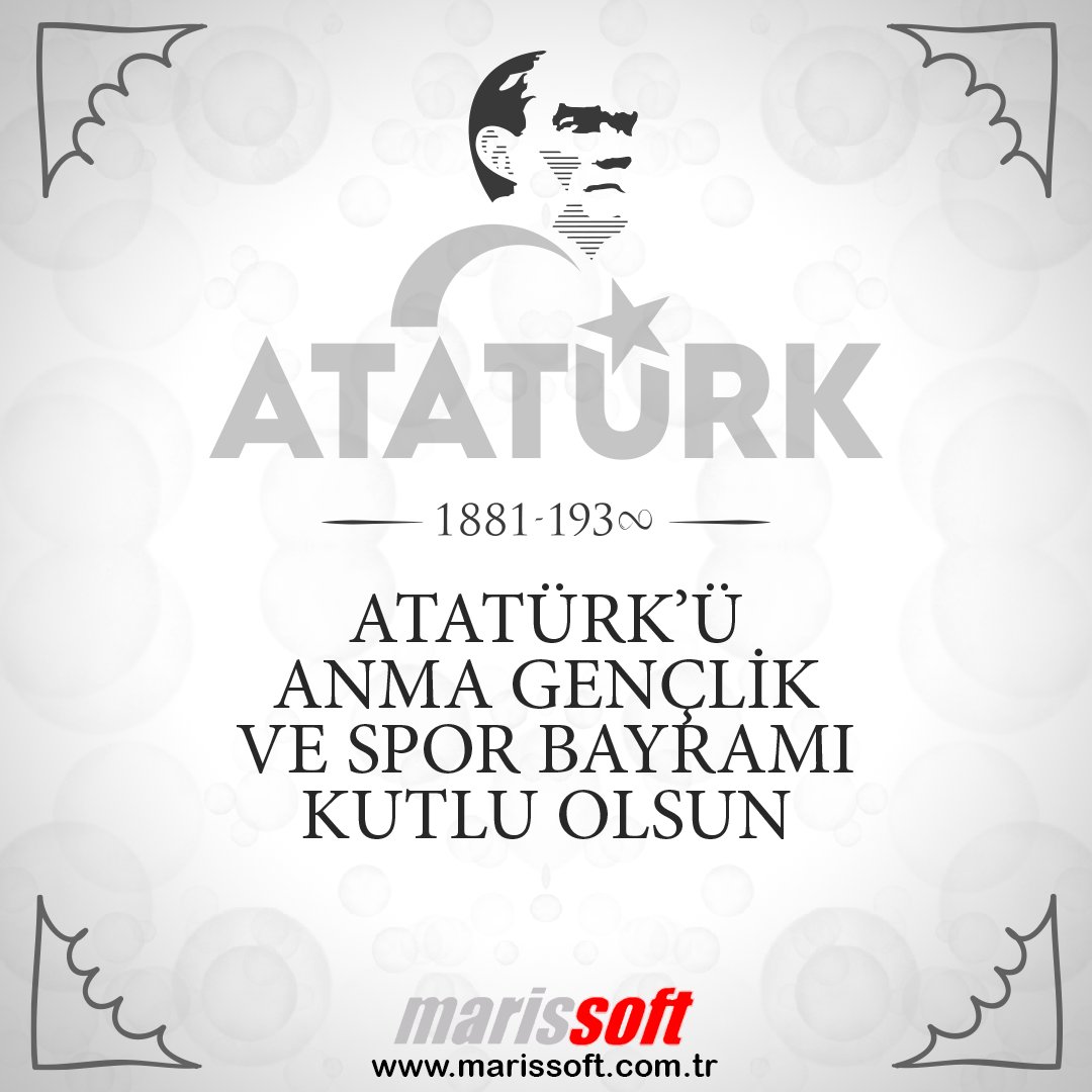 marissoftcomtr's tweet photo. 19 Mayıs 1919'da Samsun'da yakılan bağımsızlık ve özgürlük meşalesi asla sönmeyecek. 
#19Mayıs Atatürk’ü Anma, Gençlik ve Spor Bayramımız kutlu olsun.
#BuBayramSenin #Marmaris https://t.co/l0PvP0CTE0