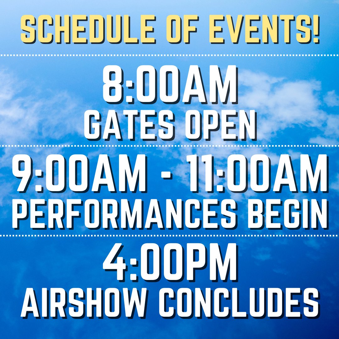 Midsouth Airshow Schedule for 06/18 and 06/19! Be sure to get there early to enjoy a full day of Airshow Festivities including kidz zone, vendors, static displays, and of course, aerobatic performances!