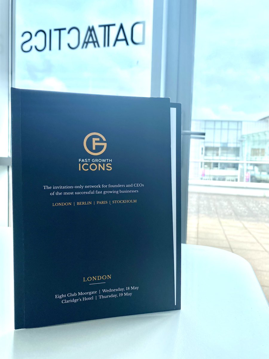 StuartHarveyCEO's tweet photo. I will be attending Fast Growth Icons London tomorrow but will be going to the dinner this evening at Eight Club London. 

It will be great to meet some of the UK’s most interesting scaleups and being able to hear inspirational presentations and conversations.

#FastGrowthIcons https://t.co/ZEfMp3RxLR