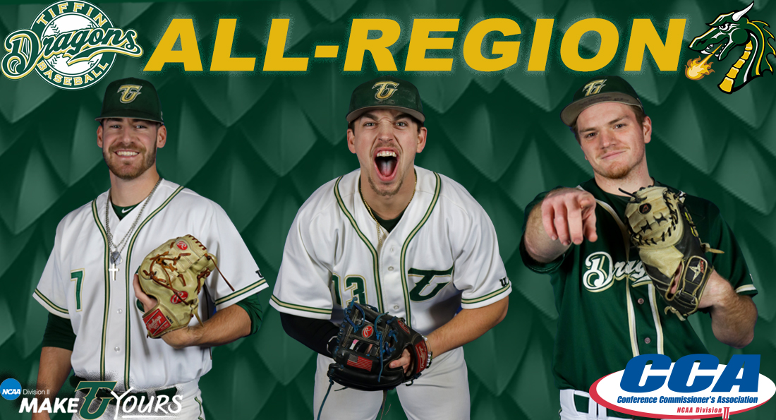 gotiffindragons's tweet photo. ‼️ALL-REGION‼️
Three Dragons Selected to D2CCA Baseball All-Midwest Region Team!! ⚾️🐉🐲 #gogons #dragonnation #firstteam #secondteam #baseball #allregion #d2cca #DII @TUDragonsBB https://t.co/6cT4ZD2xpw