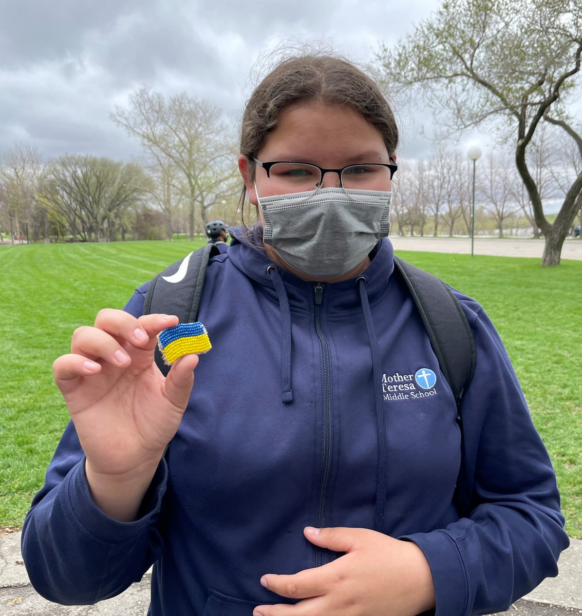 MTMSRegina's tweet photo. The Bike, Bead, and Walk-a-thon fundraiser organized by the Grade 8 class was a great success! The class raised over $1,300 in support of Jesuit Refugee Service to help youth who have been displaced by the war in Ukraine. https://t.co/3r86C7UpzL
