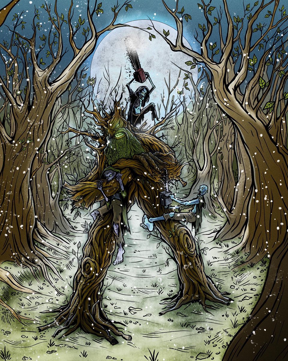 rubberbones_art's tweet photo. LOTR commission for a custom rash guard! Zombie Hobbits 🧟‍♂️ #lotr #zombieart https://t.co/x59ncDpY89