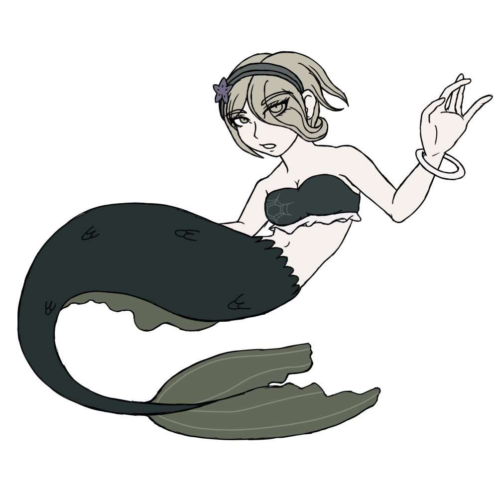gozoban's tweet photo. i touched up my mermaid!Kirumi design to make it a bit more frilly + some MerMay Tojoshi art 🧜♀️
---
#danganronpa #danganronpav3 #kirumitojo #ryomahoshi #tojoshi https://t.co/RDf6WQaZ6E