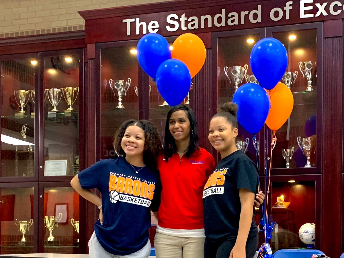 A special  congratulations to The Smith  Sisters  as they sign with Brewton-Parker college to play college basketball. Thanks to everyone who came out to support them on their day of signing. We are so proud of you.  Your  hard work has  paid off.