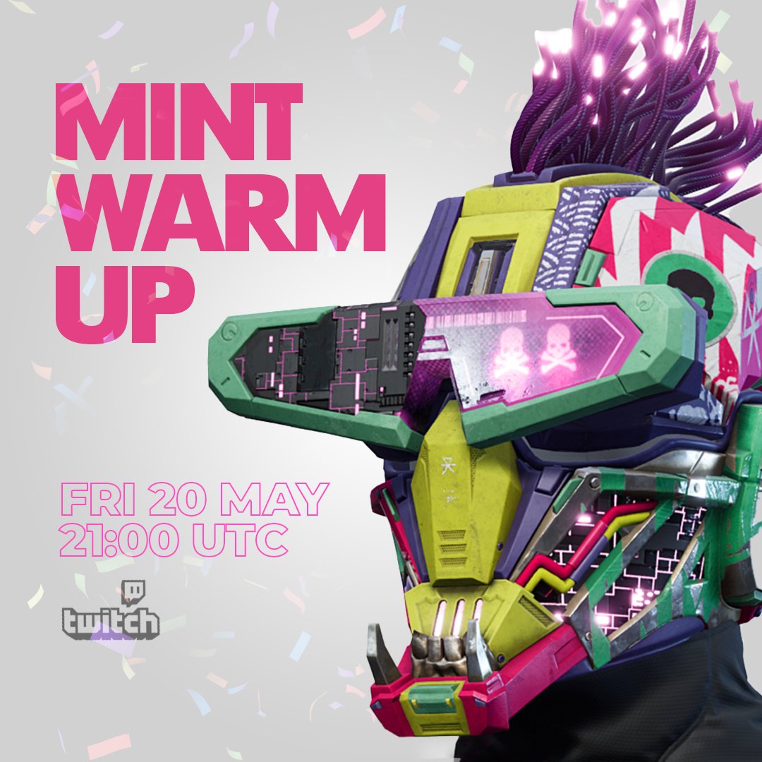 2 DAYS 'til #mintify!⏱️🎉 And to celebrate this moment, we're throwing a diff kind of Livestream... a Mint Warm Up!🔥 Ft. ⚡ Collider HQ ⚡ Collider Gang ⚡ Some Saucy Drinks ⚡ & TED! 👉WHEN: 20/05 9pm UTC 👉WHERE: twitch.tv/collidercraftw… Surprise below 👇🧵
