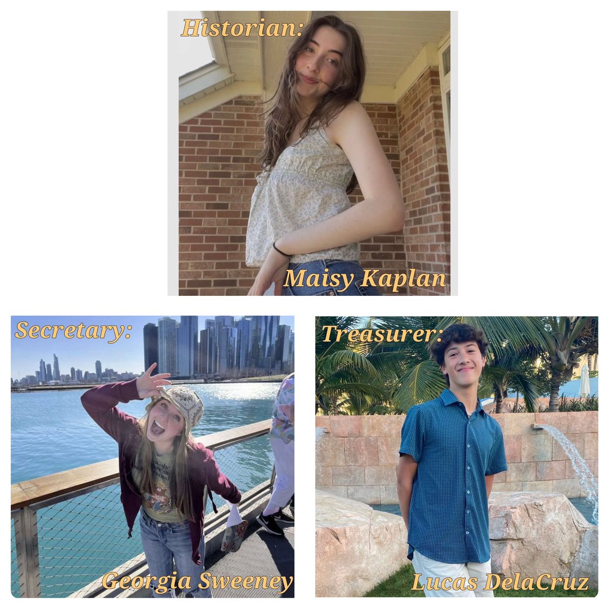 Meet your new thespian officers for the 2022-2023 school year!!!