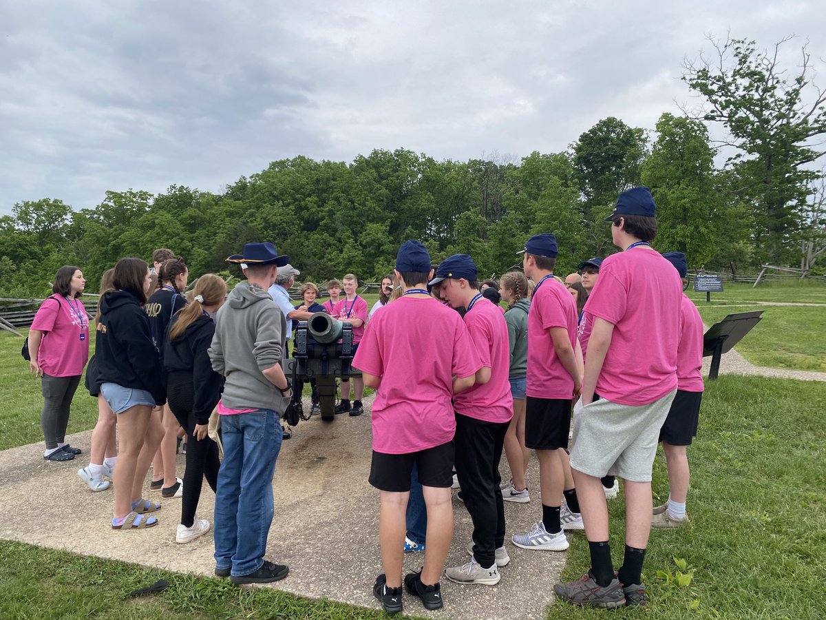 ⁦<a href="/tecumsehschools/">Tecumseh Public Schools</a>⁩ #8thgrade at Gettysburg #funwithbusone