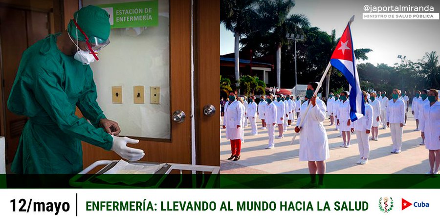 “La enfermería es lo opuesto al desespero, te ofrece la oportunidad de hacer algo para disminuir el sufrimiento.” Tilda Shalof. #DíaDeLaEnfermería #CubaPorLaVida #CubaCoopera <a href="/cubacooperaven/">Brigada Médica Cubana en Venezuela</a> <a href="/MINSAPCuba/">Ministerio de Salud Pública de Cuba</a> <a href="/PardoRegla/">Regla Angulo Pardo</a> <a href="/japortalmiranda/">José Angel Portal Miranda</a>