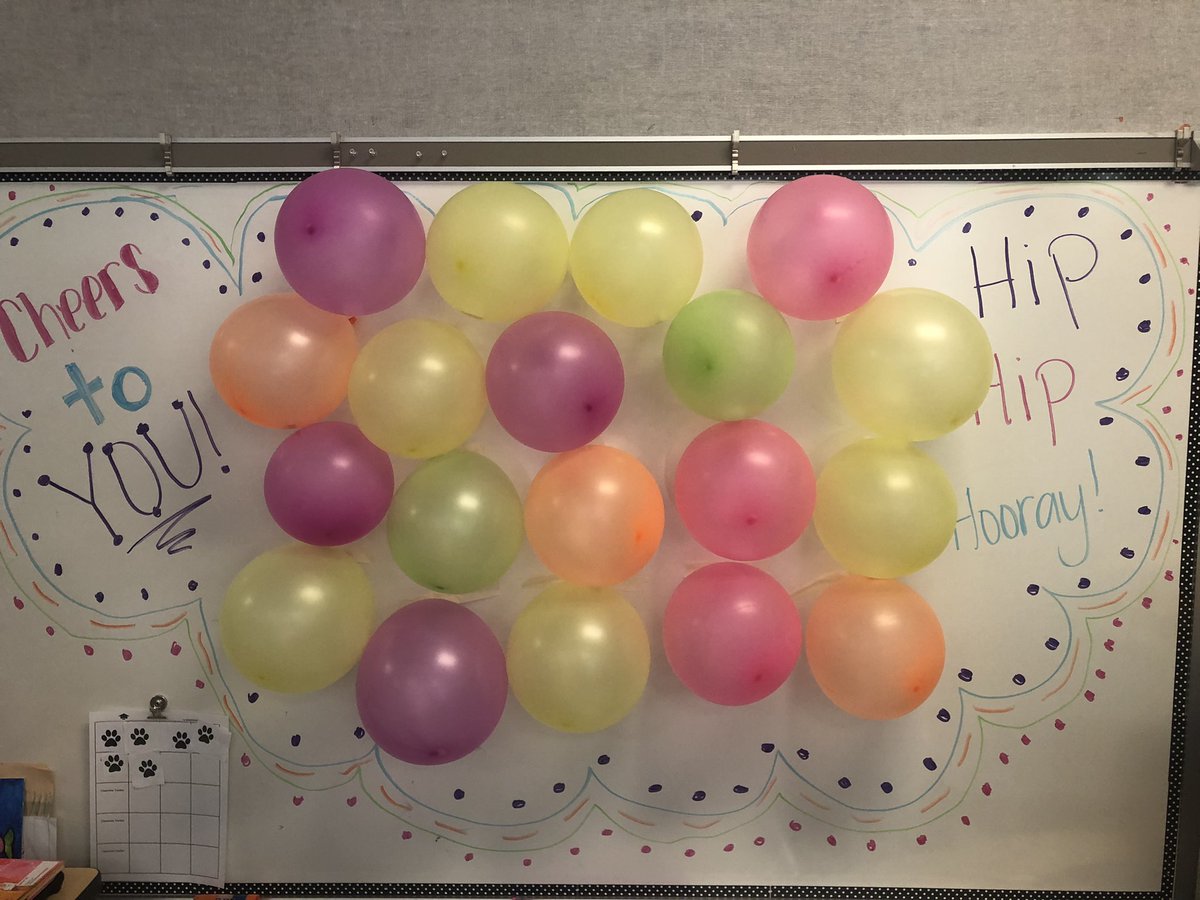 FirstiesFun's tweet image. #ABCountdown H is for Hat day! We also started our celebration of YOU! Everyday we’ll pop a balloon and see who is the secret person! They get to be like leader, special chair, and a poster with positive messages from all their friends! ❤️ #YES_Bulldohs #firstgrade