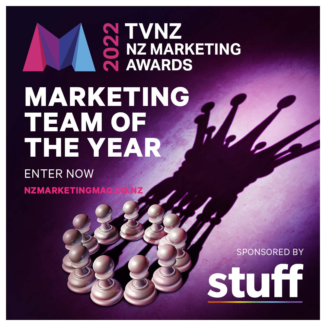 NZMarketingMag's tweet photo. The deadline to enter the 2022 TVNZ-NZ Marketing Awards is fast approaching! If you're planning on entering, &amp; have a marketing team worthy of recognition on the centre stage, enter our newest award - Marketing Team of the Year sponsored by Stuff. https://t.co/EqBPXFxeHW https://t.co/siXFEctGPB