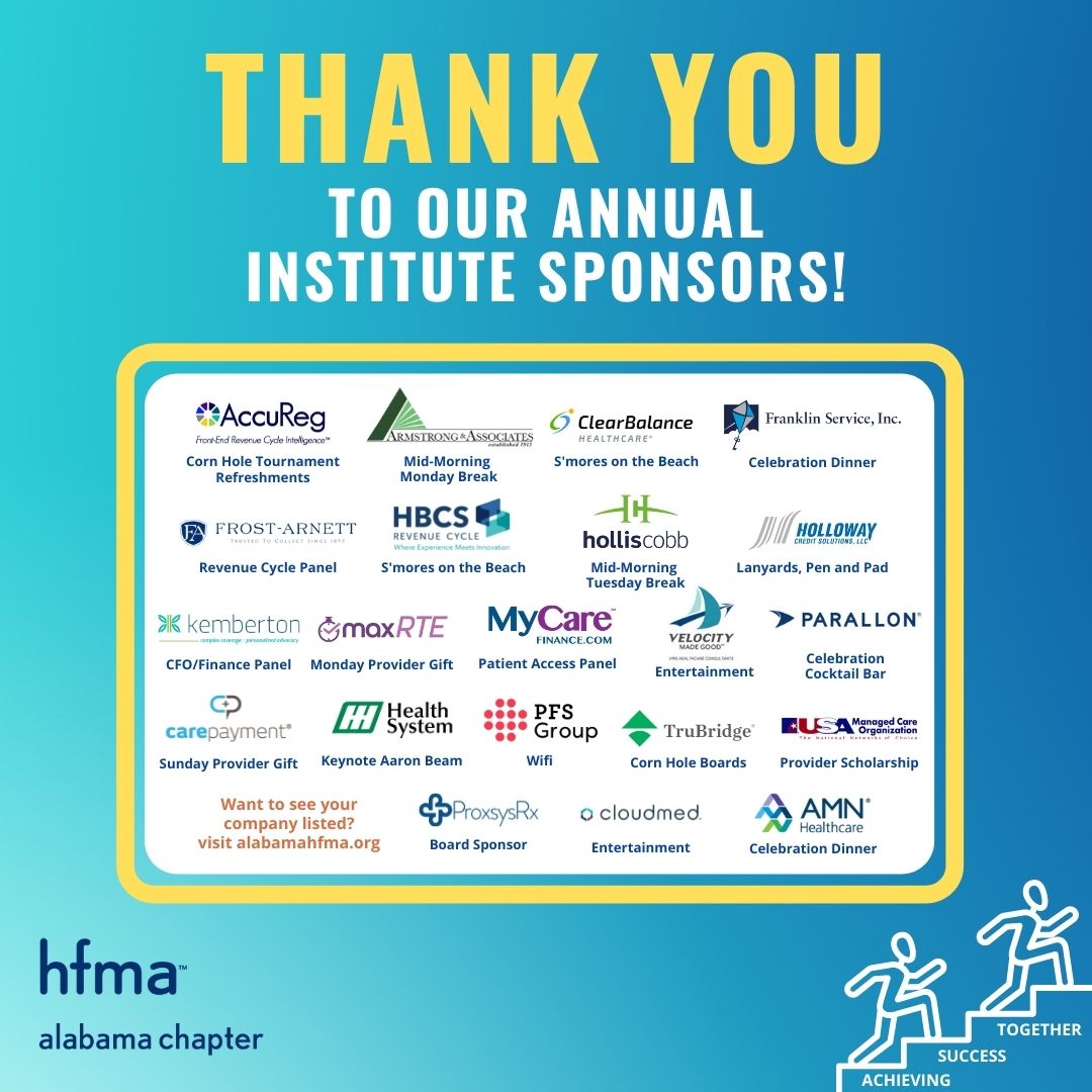 A huge thank you to our Annual Institute sponsors! It's not too late to register today at web.cvent.com/event/d4303646…!